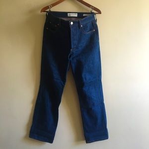 High rise Denim Forum straight leg jeans